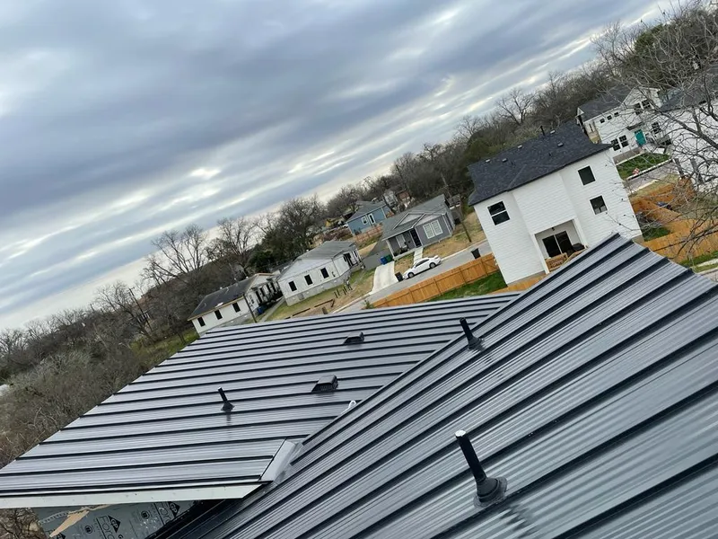 Standing seam metal roof panels with vents for Skylight Repair in Elizabeth City
